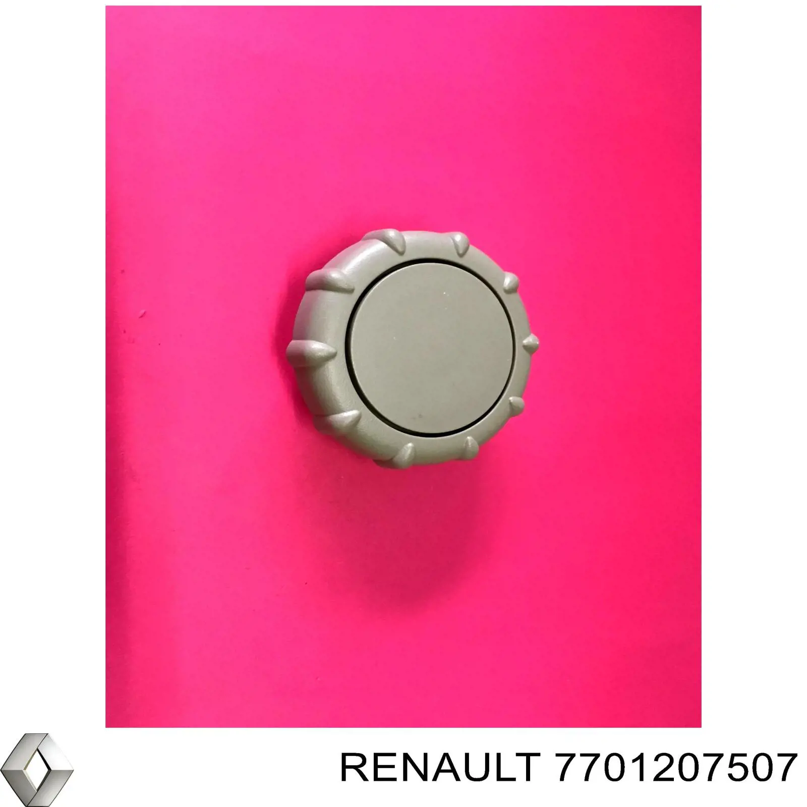 Perilla de ajuste del respaldo del asiento 7701207507 Renault (RVI)