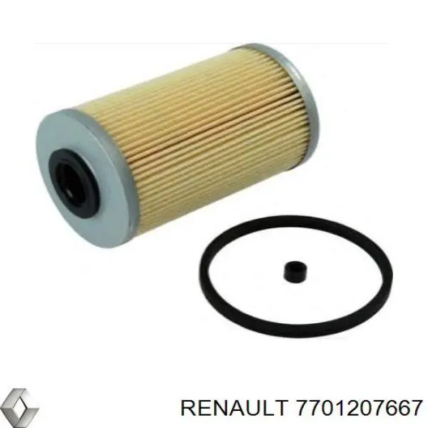 Filtro de combustible 7701207667 Renault (RVI)