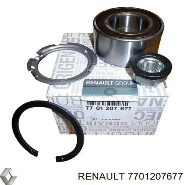 Комплект підшипник маточини передньої 7701207677 Renault (RVI)