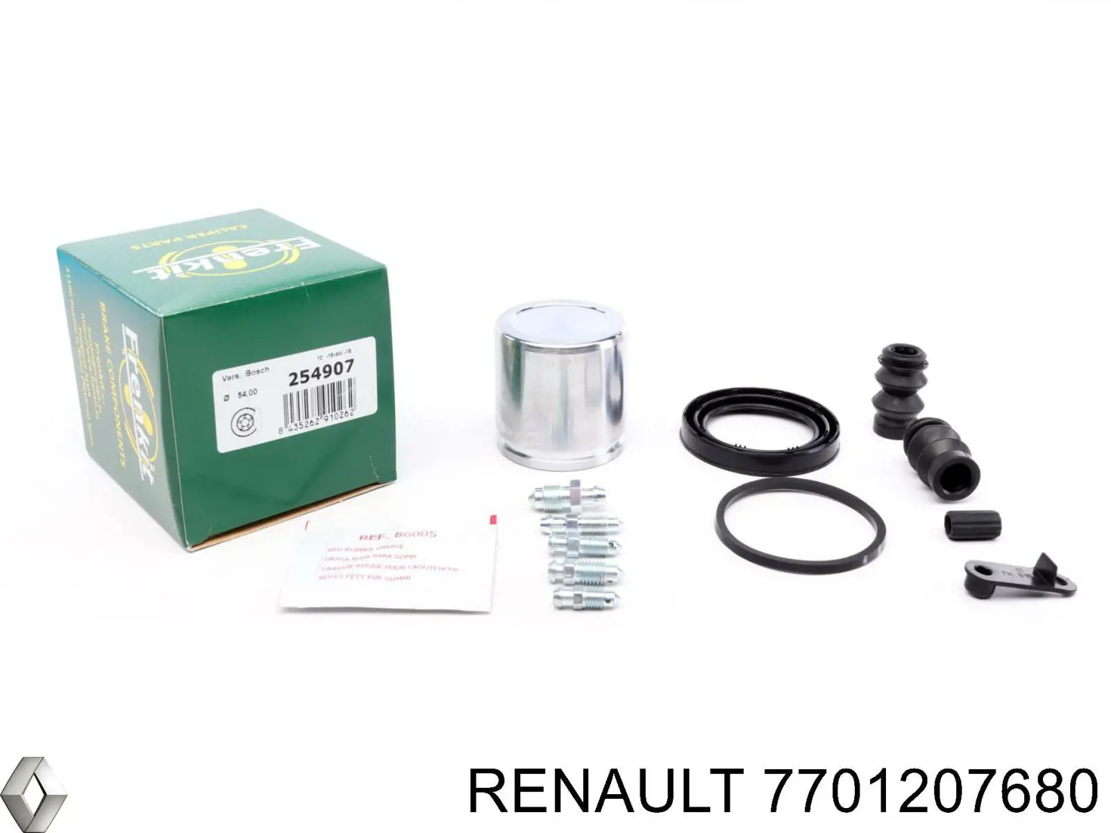 Суппорт тормозной передний правый Renault (RVI) 7701207680