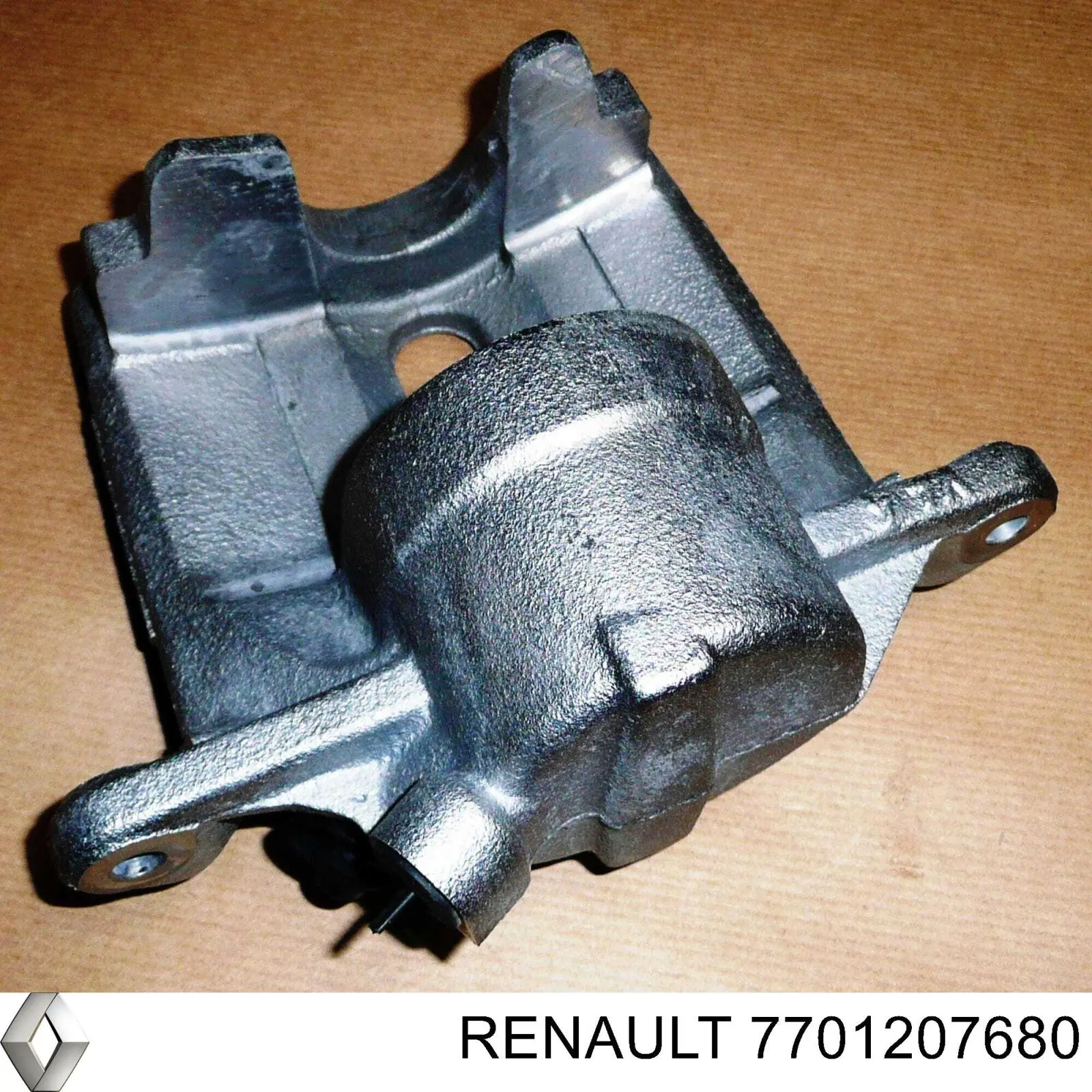 Суппорт тормозной передний правый 7701207680 Renault (RVI)
