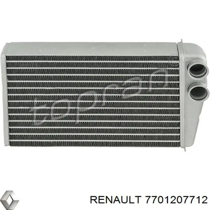 Радиатор печки (отопителя) Renault (RVI) 7701207712