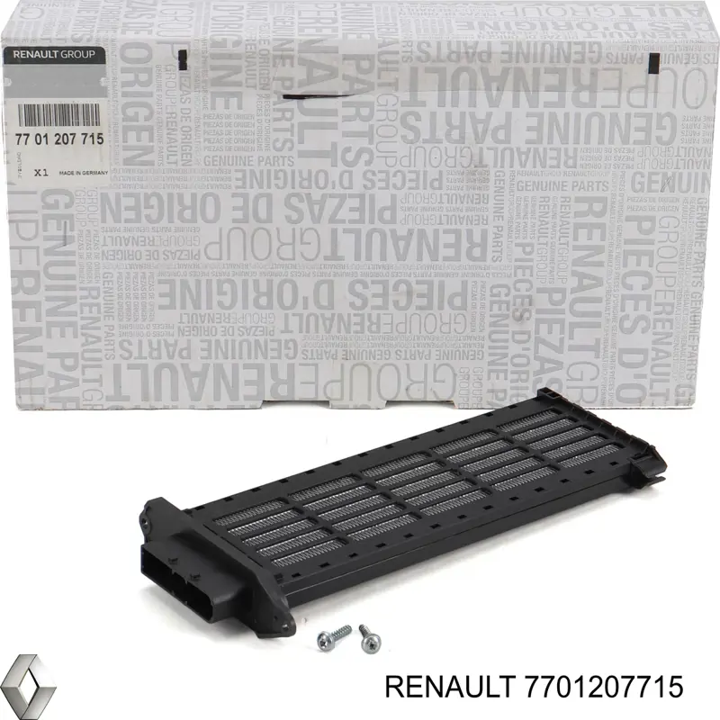 Электроподогреватель воздуха системы отопления салона 7701207715 Renault (RVI)