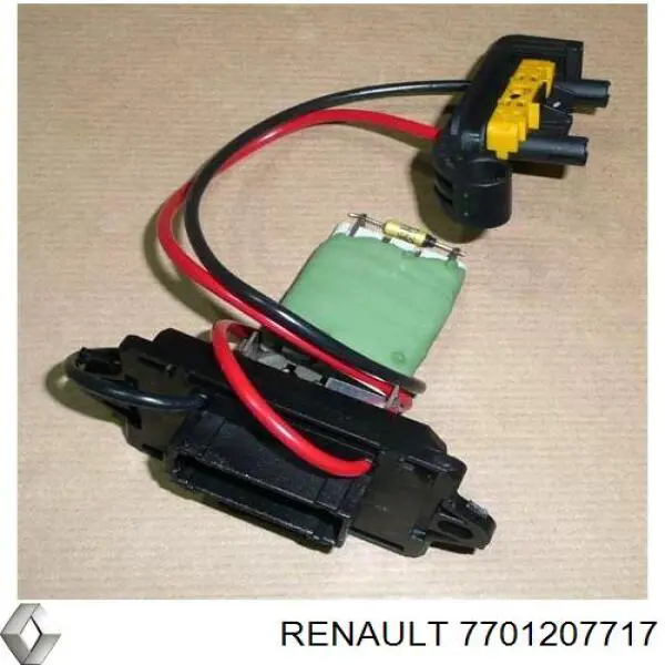7701207717 Renault (RVI) резистор (сопротивление вентилятора печки (отопителя салона))