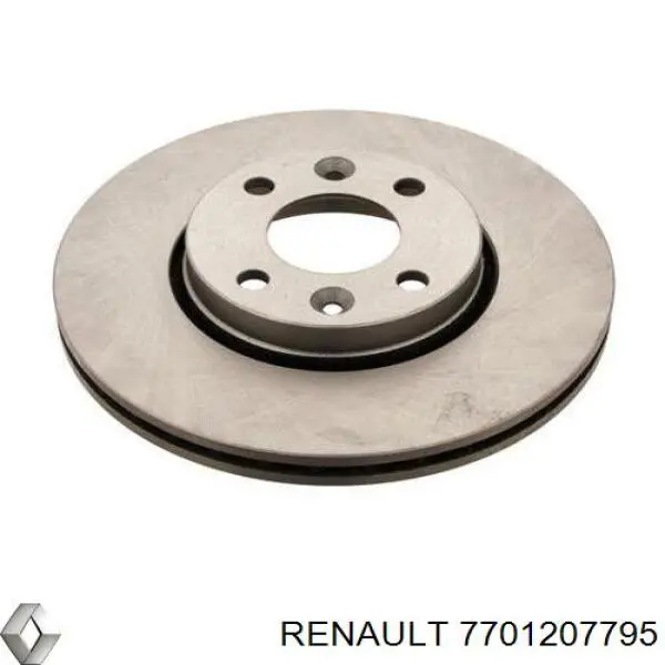 Передний тормозной диск Renault (RVI) 7701207795