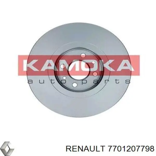 7701207798 Renault (RVI) диск тормозной передний