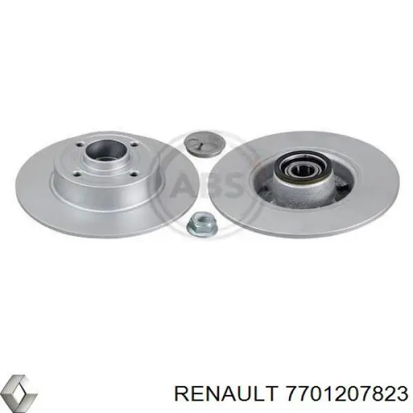 Задний тормозной диск Renault (RVI) 7701207823 цена, от 52.48 USD