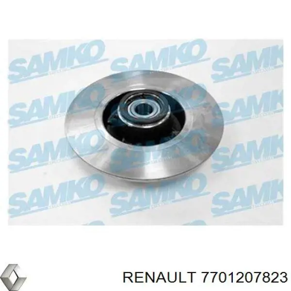 Купить 7701207823 Renault (RVI) Диск тормозной задний