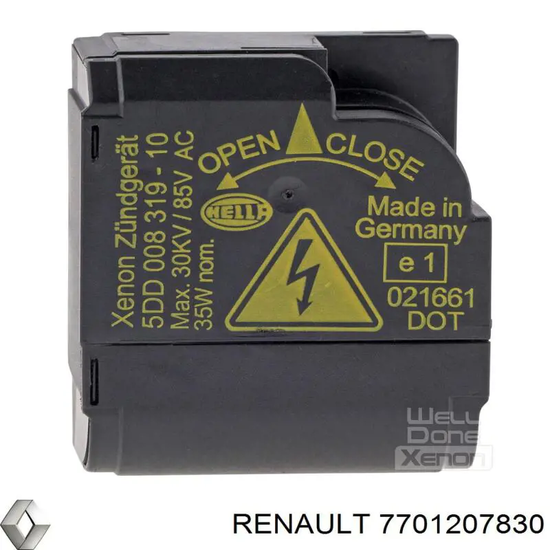 Блок розжига (ксенон) Renault (RVI) 7701207830 цена, от 70.67 USD
