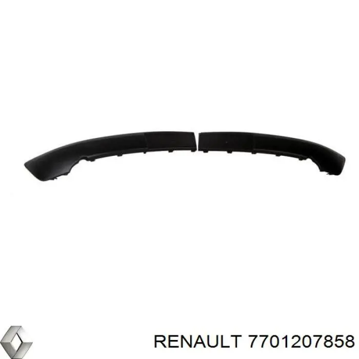 Накладка бампера переднего Renault (RVI) 7701207858 цена, от 43.67 USD