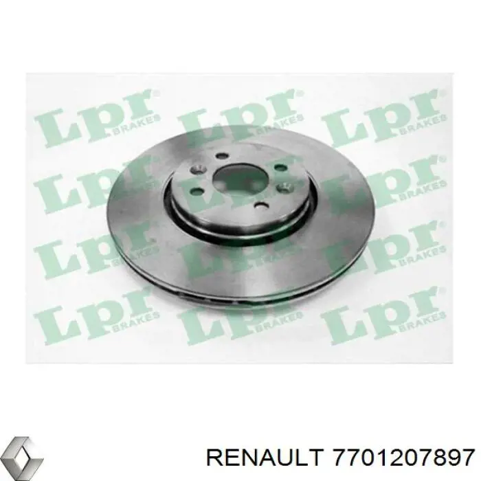 Тормоз дисковый передний Renault (RVI) 7701207897 цена, от 44.00 USD