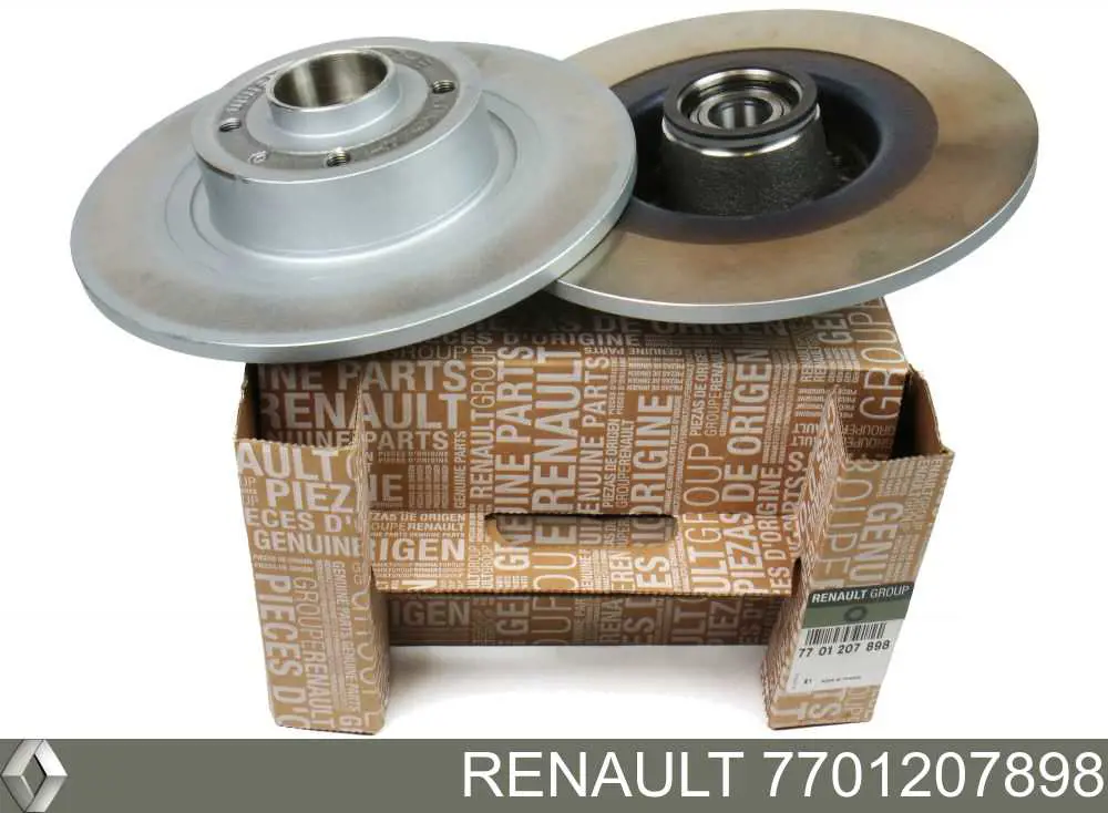 Тормозные диски 7701207898 Renault (RVI)