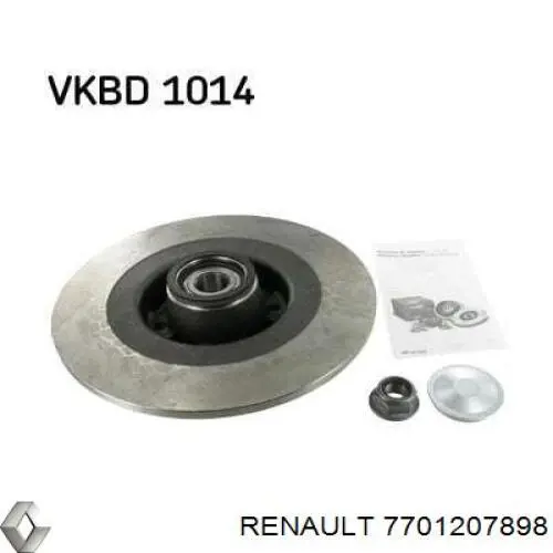 Задний тормозной диск Renault (RVI) 7701207898 цена, от 83.81 USD