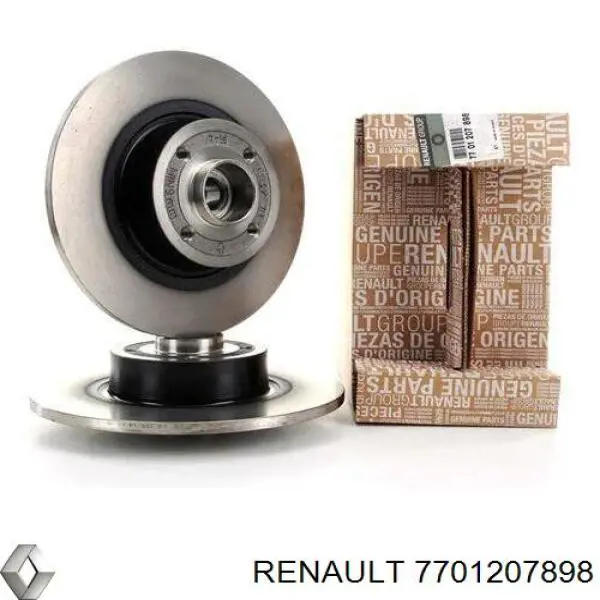 Купить 7701207898 Renault (RVI) Диск тормозной задний