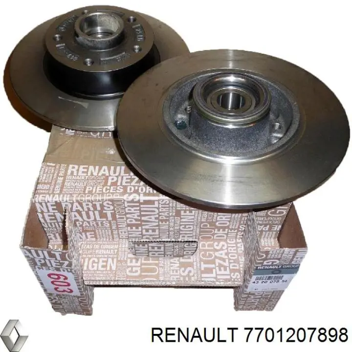 Купить 7701207898 Renault (RVI) Диск тормозной задний