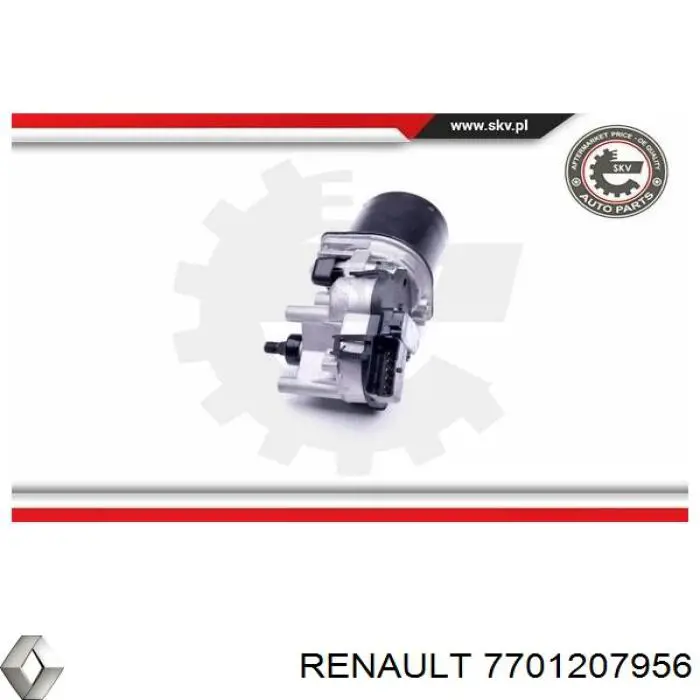 Мотор трапеции стеклоочистителя Renault (RVI) 7701207956 цена, от 47.76 USD