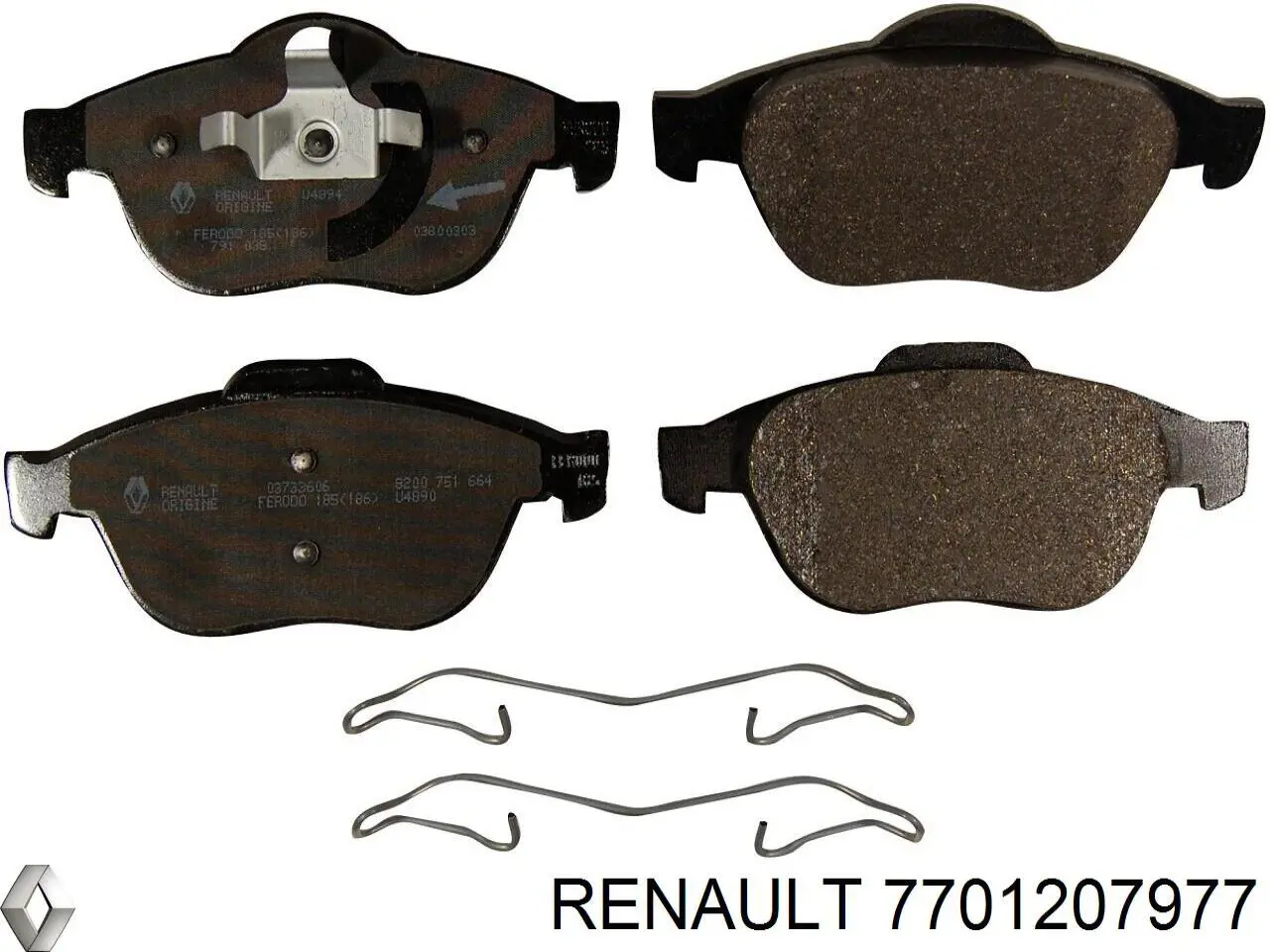 Колодки Renault (RVI) 7701207977 цена, от 23.87 USD