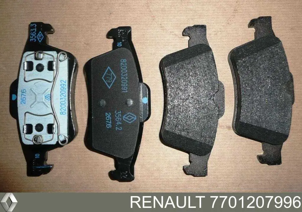 Колодки дисковые  Renault (RVI) 7701207996 цена, от 13.61 USD