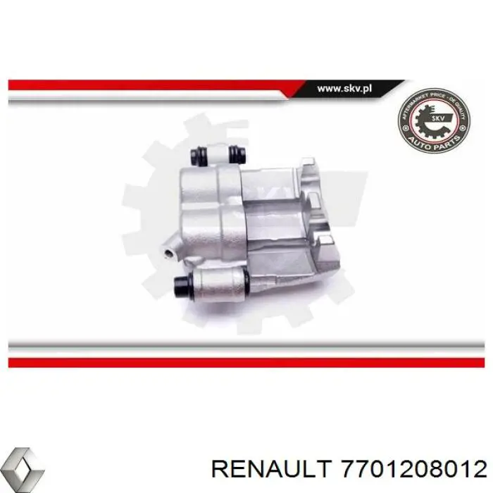 Суппорт тормозной передний левый 7701208012 Renault (RVI)