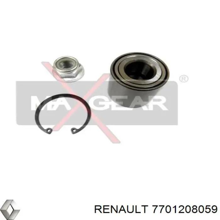 Подшипники задней ступицы Renault (RVI) 7701208059 цена, от 31.42 USD