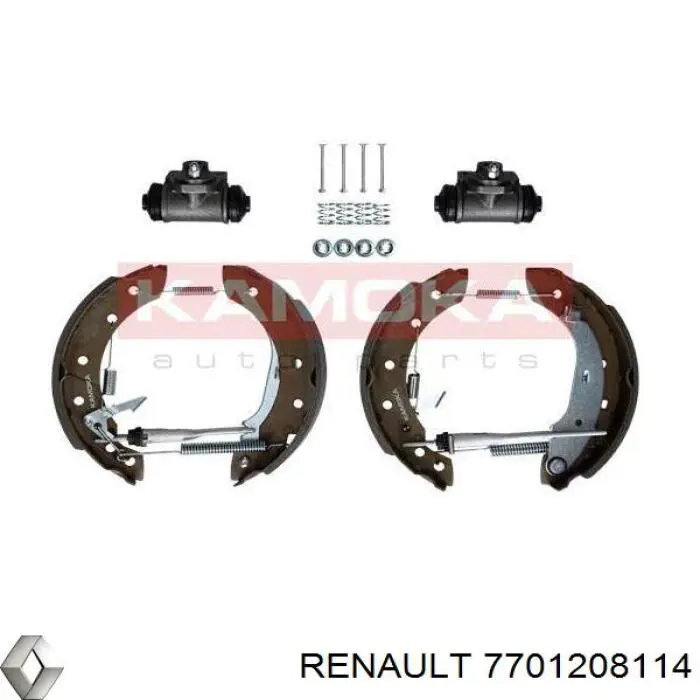 7701208114 Renault (RVI) задние барабанные колодки