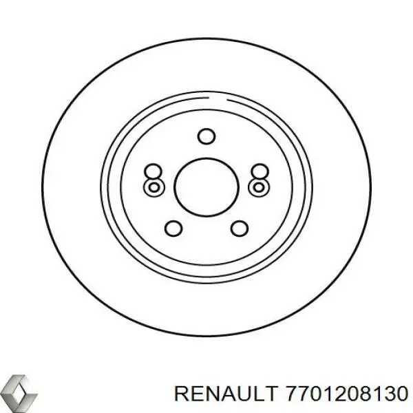 Тормоз дисковый передний Renault (RVI) 7701208130 цена, от 56.69 USD