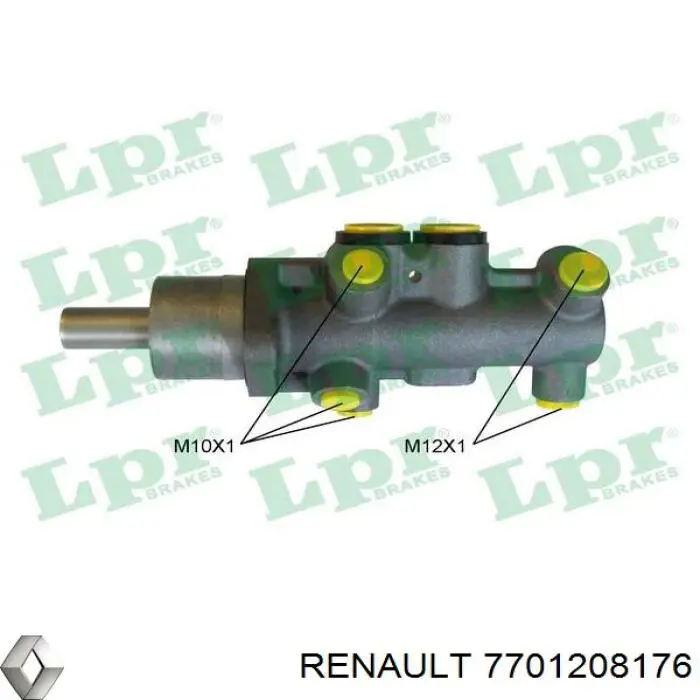 7701208176 Renault (RVI) Цилиндр тормозной, главный