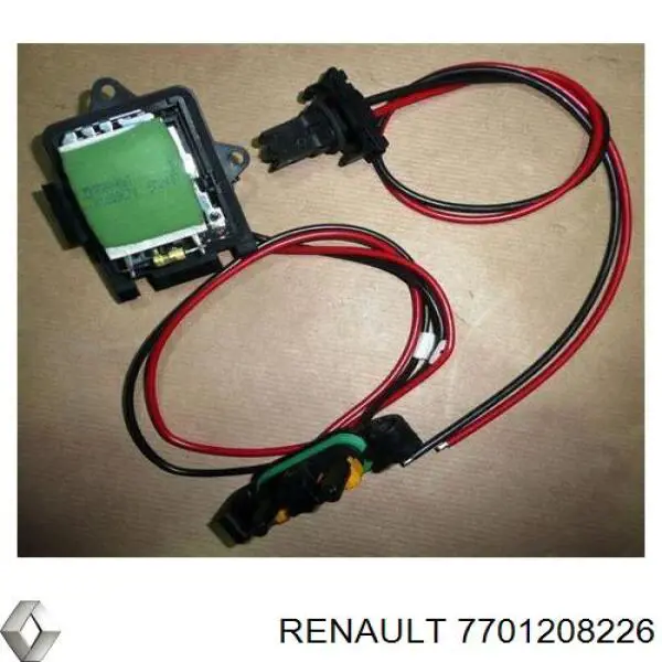 7701208226 Renault (RVI) resistor (resistência de ventilador de forno (de aquecedor de salão))