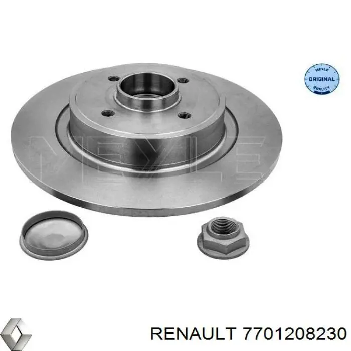 Задний тормозной диск Renault (RVI) 7701208230 цена, от 79.53 USD