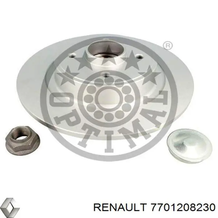 Купить 7701208230 Renault (RVI) Диск тормозной задний