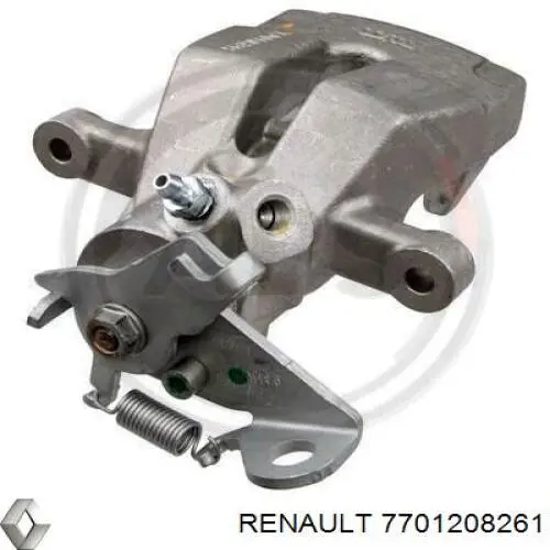 Pinza de freno trasera izquierda 7701208261 Renault (RVI)