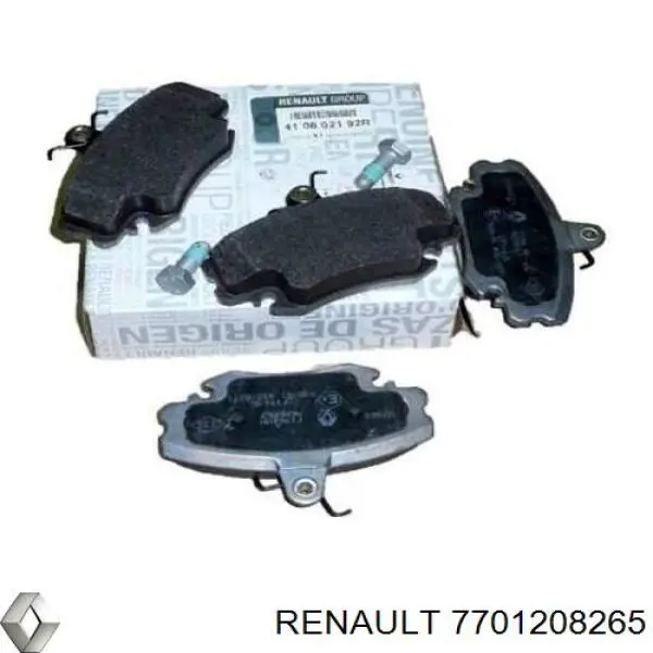 7701208265 Renault (RVI) колодки тормозные передние дисковые