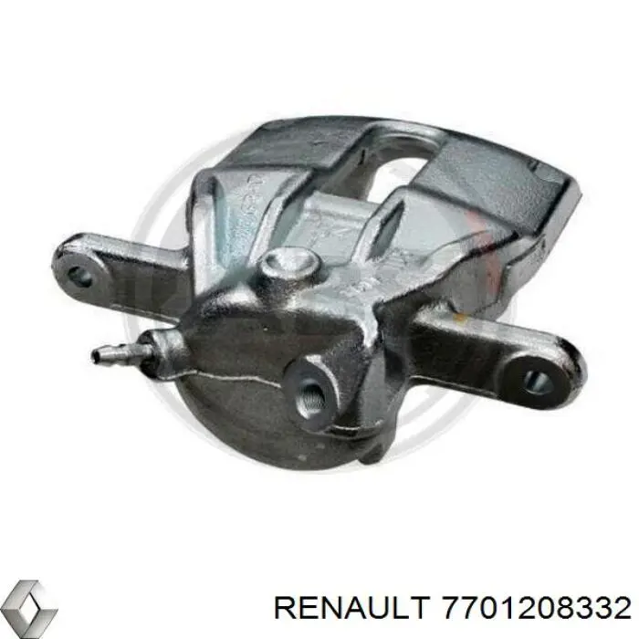 7701208332 Renault (RVI) suporte do freio dianteiro esquerdo