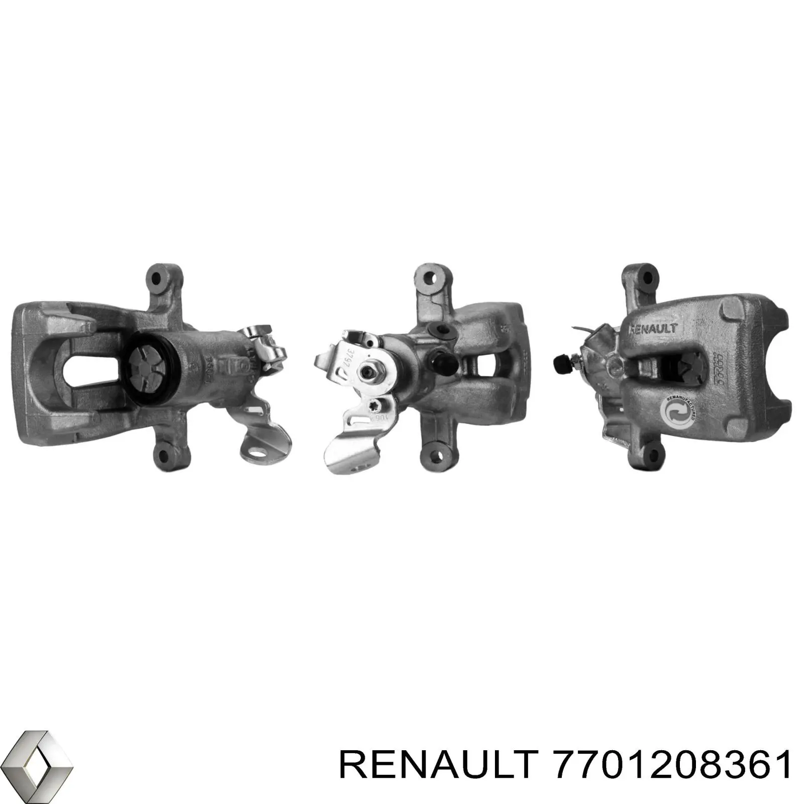 Купить 7701208361 Renault (RVI) Суппорт задний левый