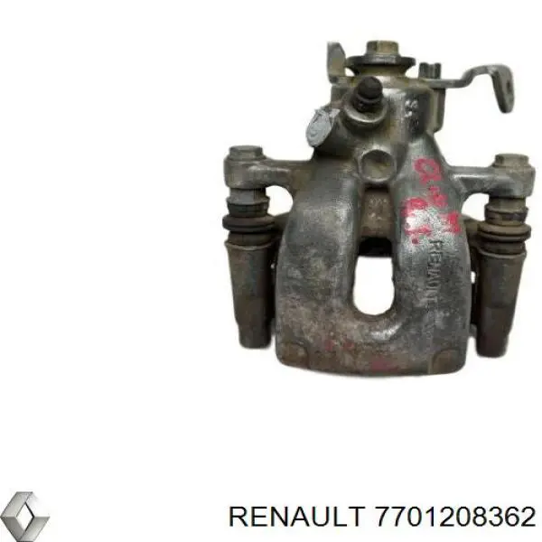 Суппорт тормозной задний правый 7701208362 Renault (RVI)