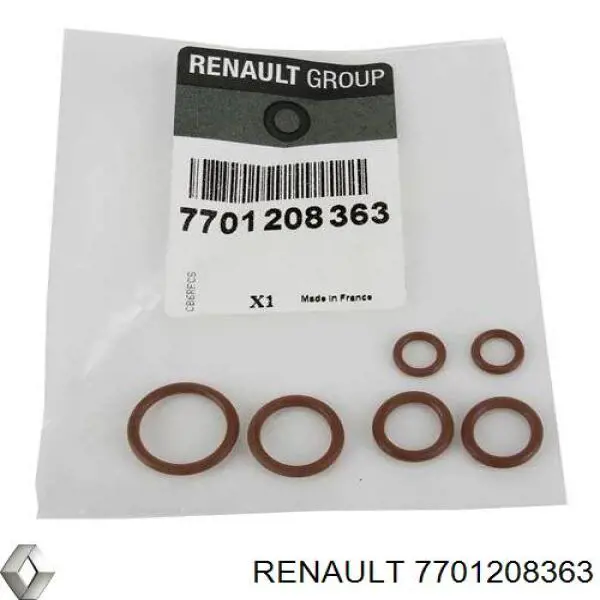 Ремкомплект компрессора кондиционера RENAULT 7701208363