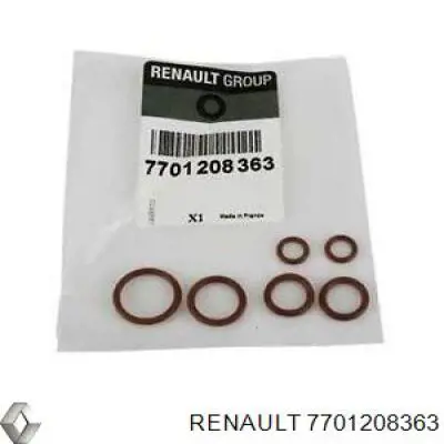 Ремкомплект компресора кондиціонера 7701208363 Renault (RVI)