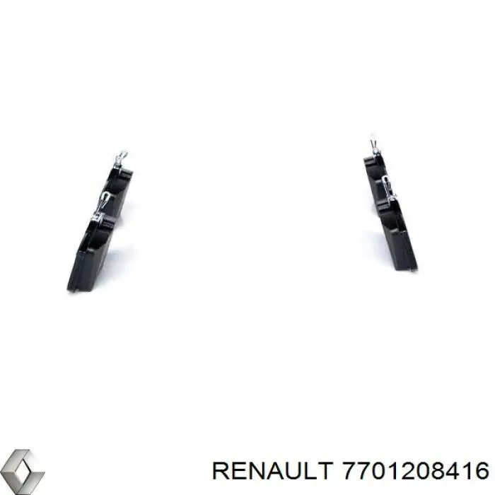 7701208416 Renault (RVI) колодки тормозные задние дисковые