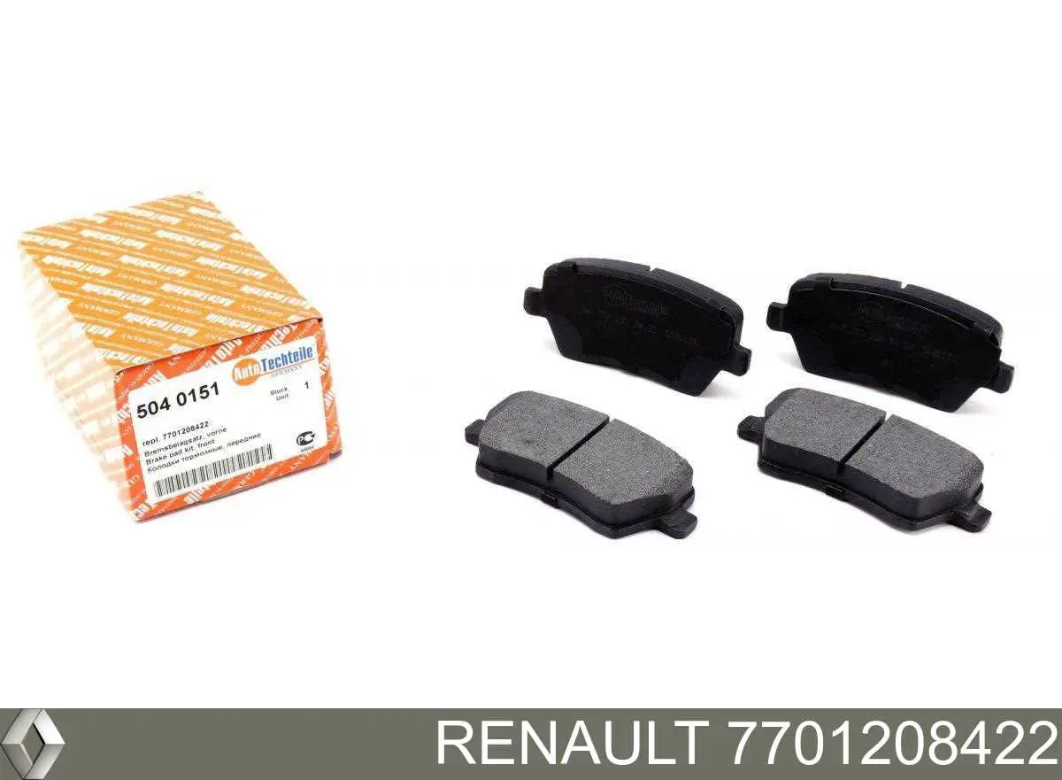 7701208422 Renault (RVI) Колодки передние
