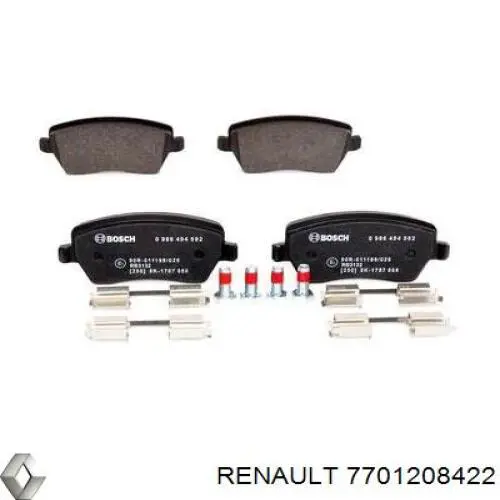 Купить 7701208422 Renault (RVI) Колодки тормозные