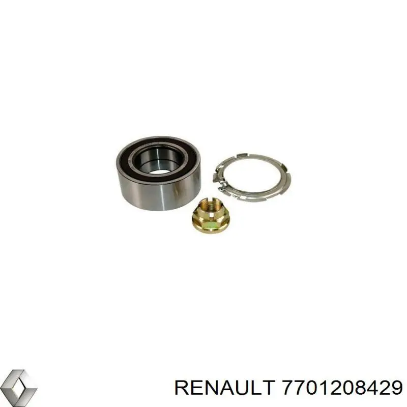 Cojinete de rueda delantero 7701208429 Renault (RVI)