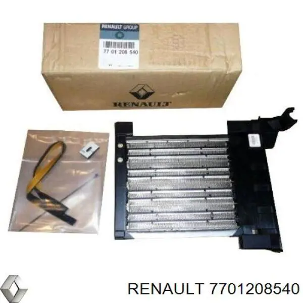Электроподогреватель воздуха системы отопления салона Renault (RVI) 7701208540 цена, от 63.35 USD