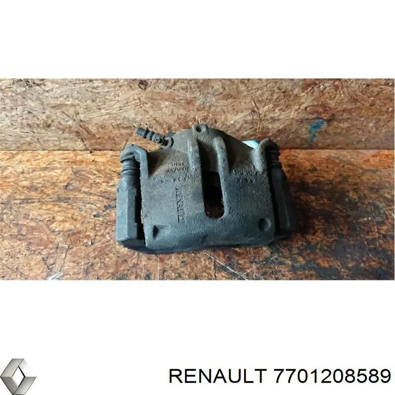 Pinza de freno delantera derecha 7701208589 Renault (RVI)