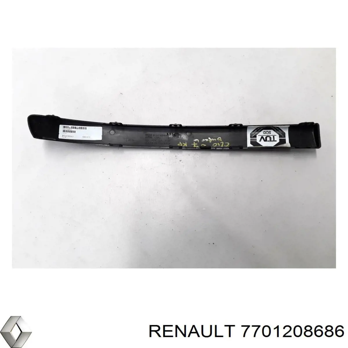 Накладка бампера переднего Renault (RVI) 7701208686 цена, от 7.89 USD