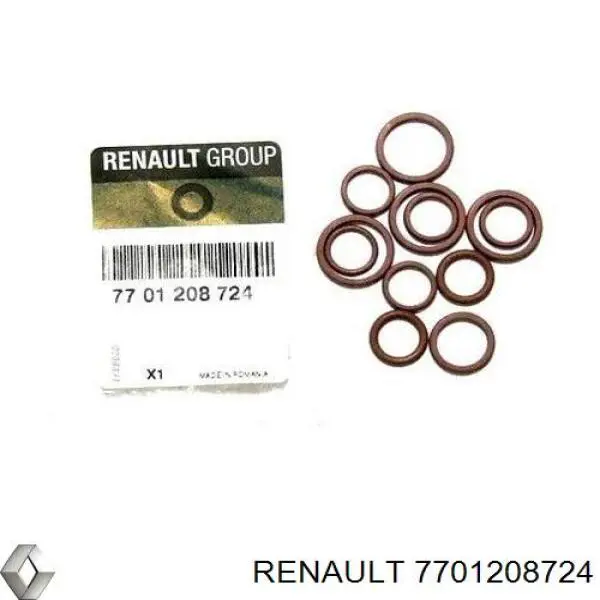 Купить 7701208724 Renault (RVI) Уплотнительное кольцо трубки кондиционера