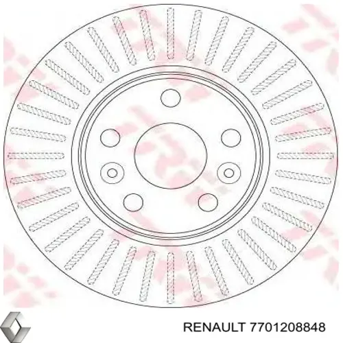Тормоз дисковый передний Renault (RVI) 7701208848 цена, от 45.83 USD