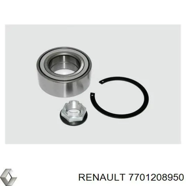 Cojinete de rueda delantero 7701208950 Renault (RVI)