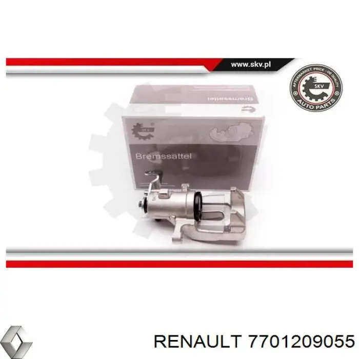 Задний левый суппорт Renault (RVI) 7701209055 цена, от 54.16 USD
