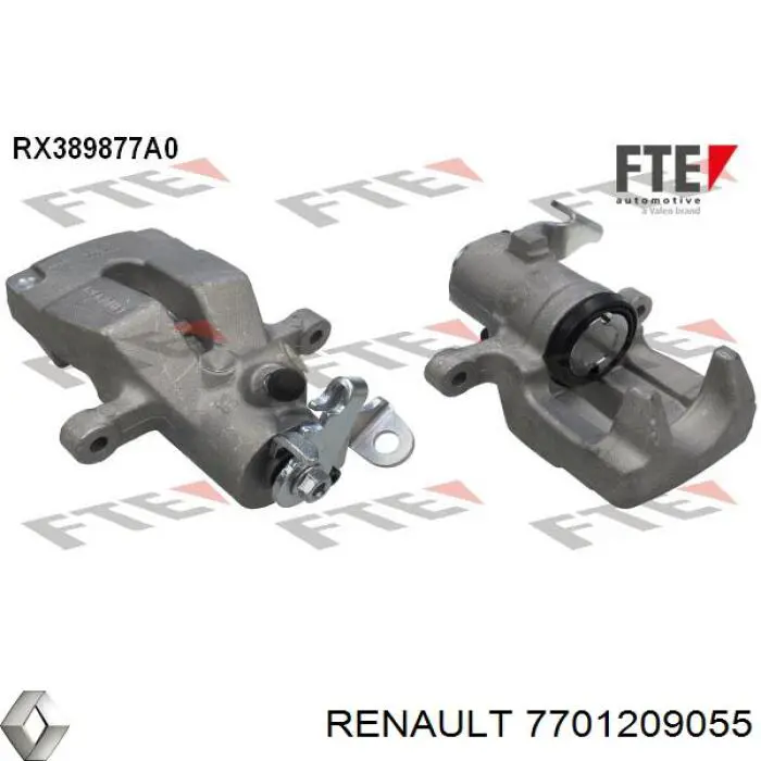 Купить 7701209055 Renault (RVI) Суппорт задний левый