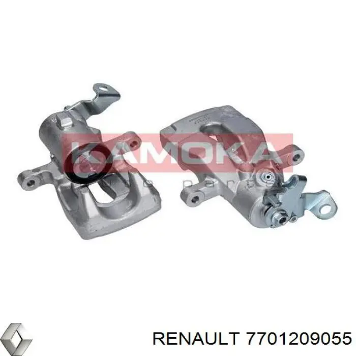 Суппорт задний левый 7701209055 Renault (RVI)
